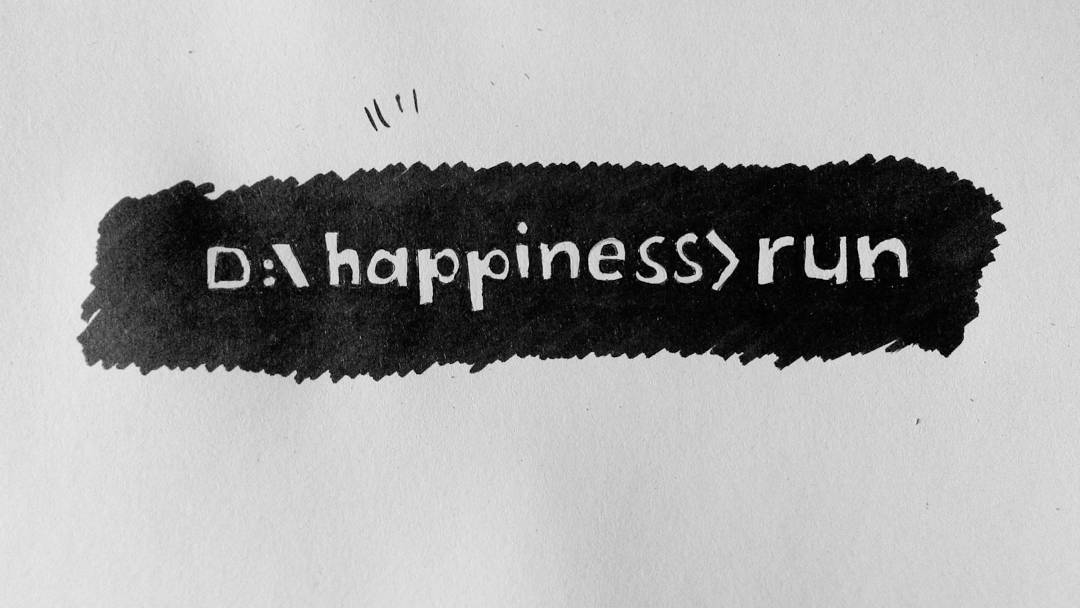 happiness>run
